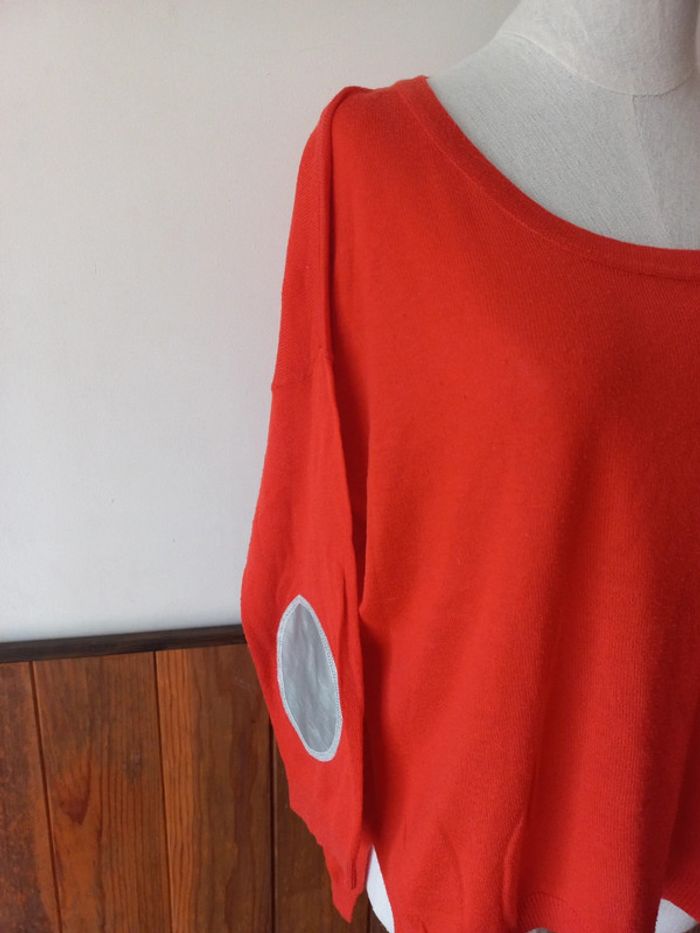 Pull orange - photo numéro 3