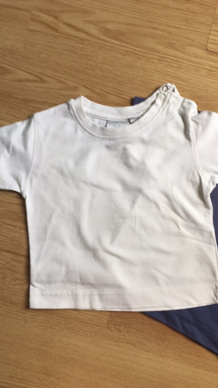 Lot 2 tee shirts 12 mois - photo numéro 2