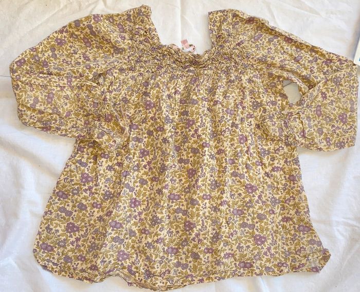 blouse manches longues  liberty Bonpoint 8 ans
