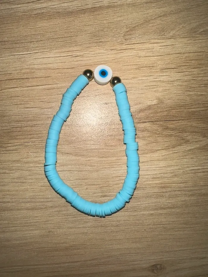 bracelet œil yeux bleu