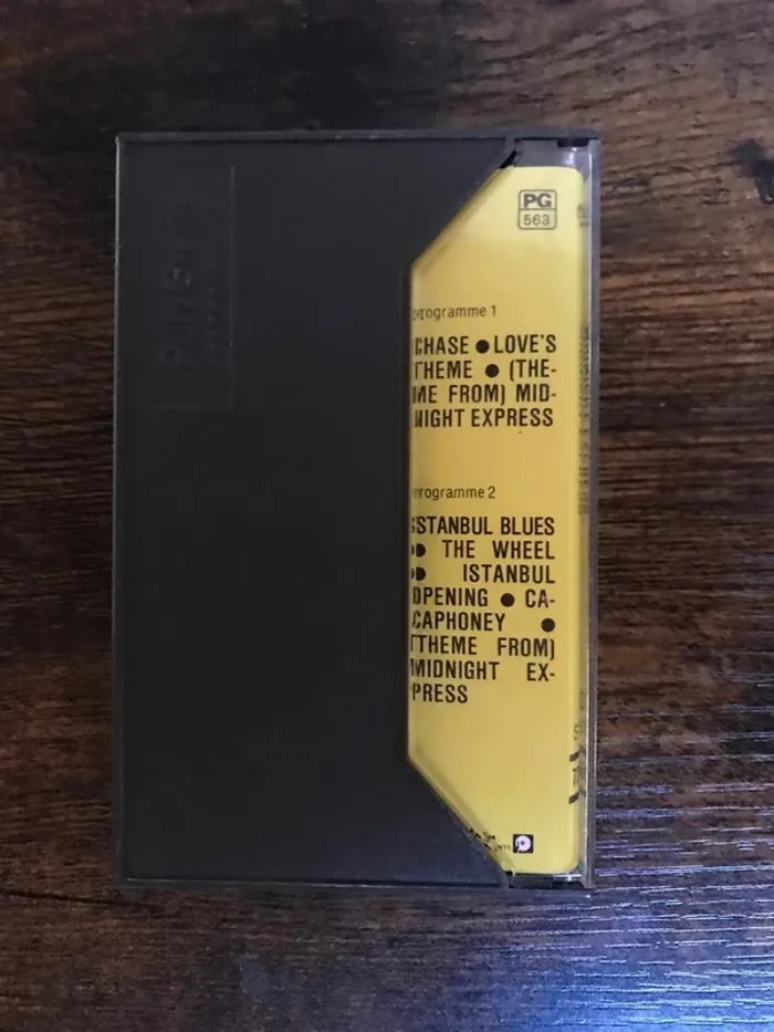 Cassette audio K7 Bo Film Midnight Express vintage TBE - photo numéro 2