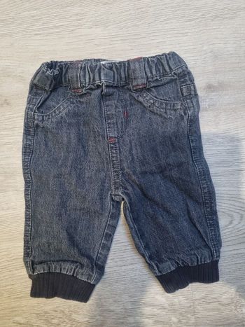 Pantalon jean bébé Kitchoun 3 mois