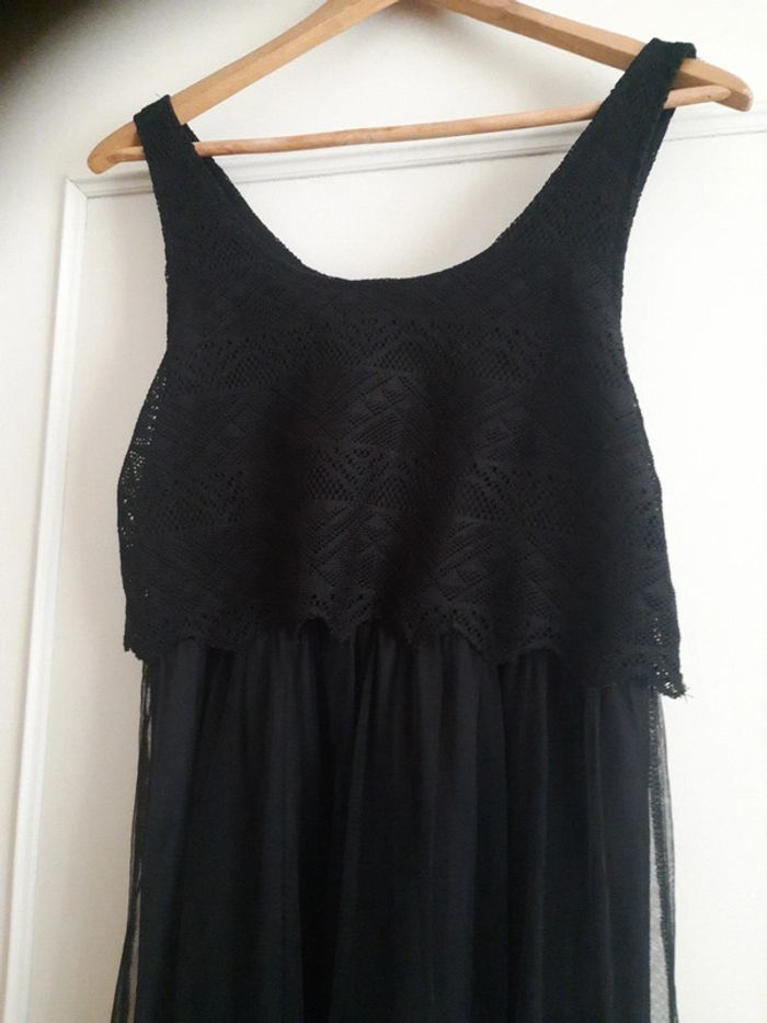 Robe jennyfer dentelle et tulle noir - photo numéro 2