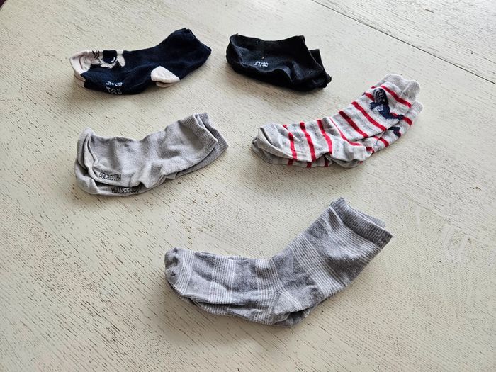 Lot de 5 chaussettes enfants tailles 21-30, confortables et colorées, pour enfant 3 ans - photo numéro 2