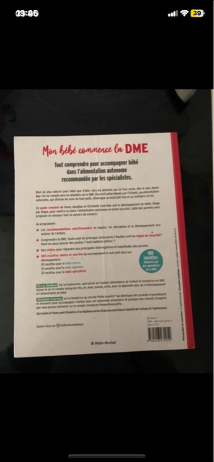 Bébé commence la DME - photo numéro 2