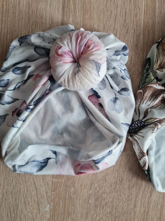 Lot turbans bébé - photo numéro 2