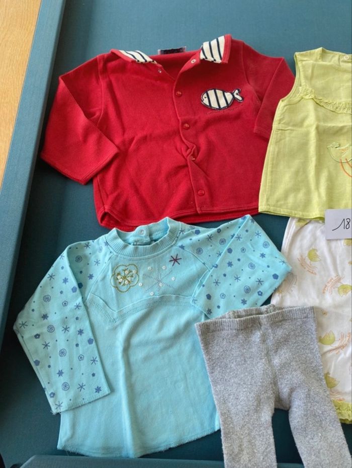 Lot de vêtements bébé fille 18 mois - photo numéro 2