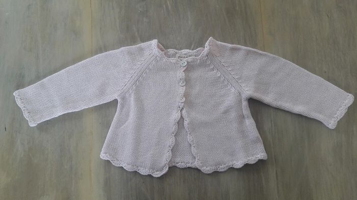 Gilet grain de blé 6 mois - photo numéro 2