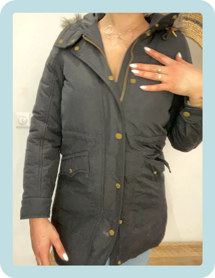 Doudoune chaude et longue à capuche Levis - photo numéro 6