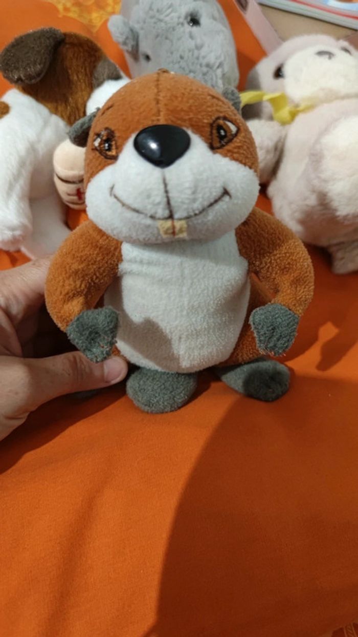 🌺 Lot de 7 animaux en peluche - photo numéro 5