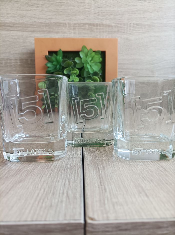 Lot 3 verres Label 5 - photo numéro 2