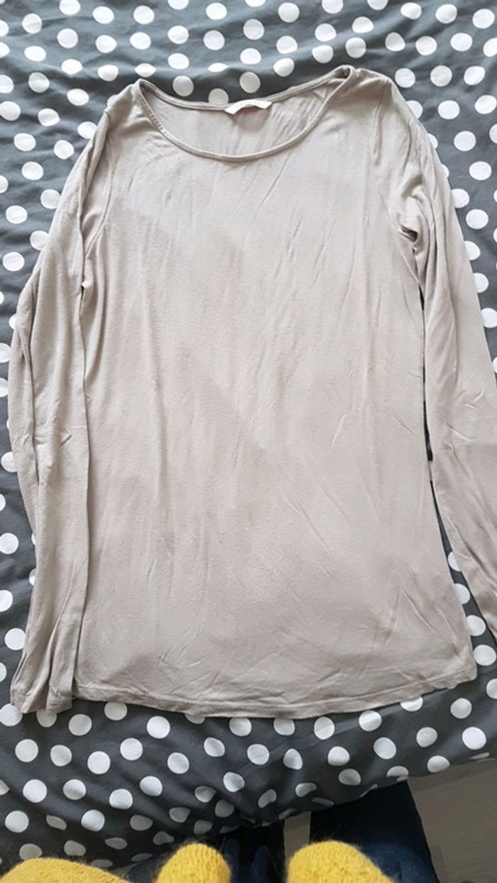 Tee-shirt beige