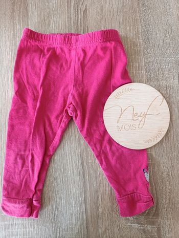 Leggings rose Catimini 9mois