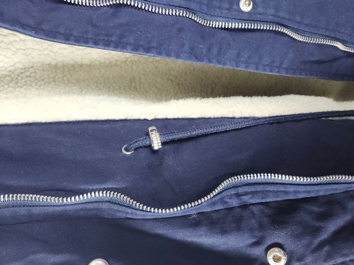 Manteau Parka fourrure bleu marine Karl Marc John Taille M - photo numéro 5