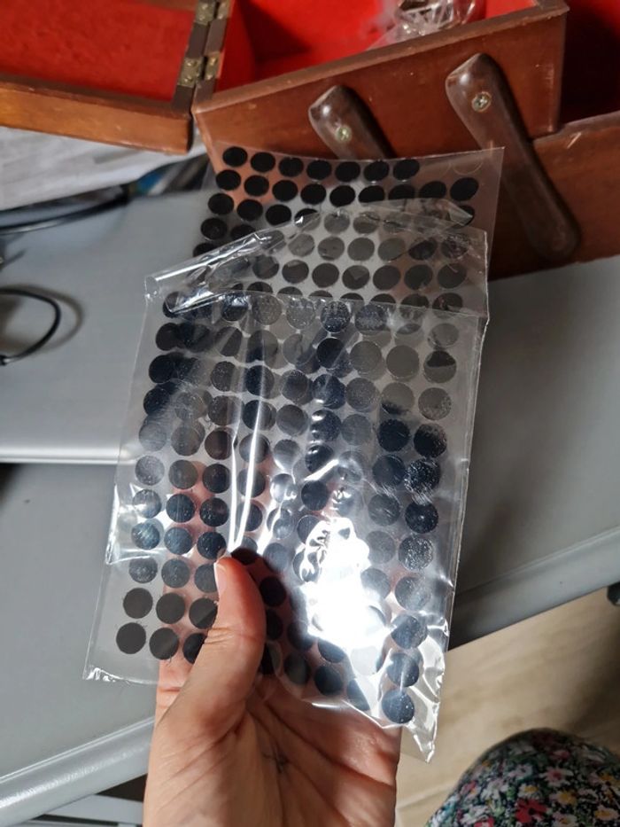 Lot de plaquettes de velcro - photo numéro 2