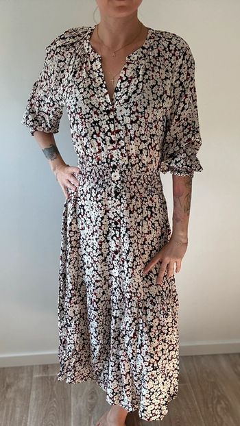 Robe longue Zara fleuris taille S en parfait état