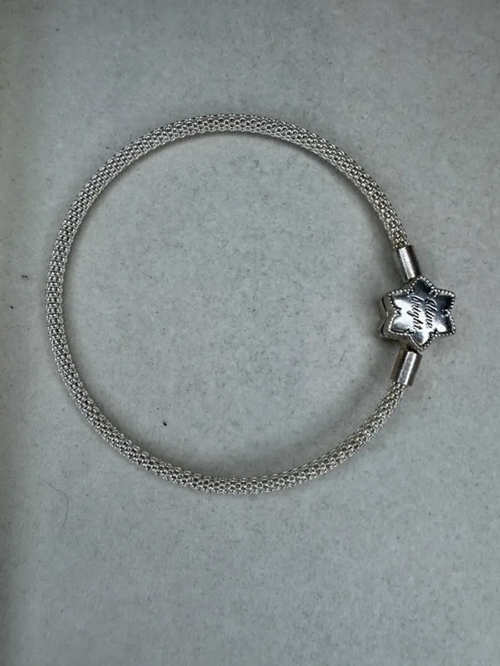 Bracelet Jonc Pandora Authentique Shine bright Taille 19 - photo numéro 2