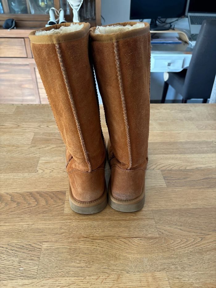 Bottes camel fourrées 38 - photo numéro 5