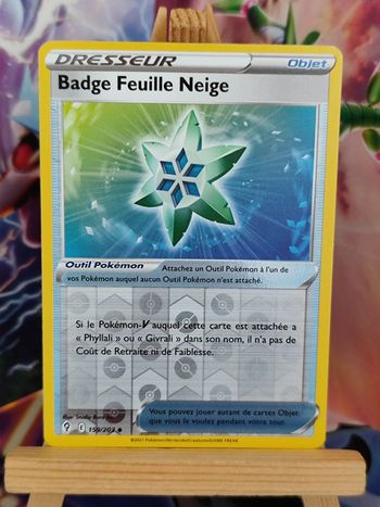 Badge feuille de neige reverse 159/203 évolution céleste