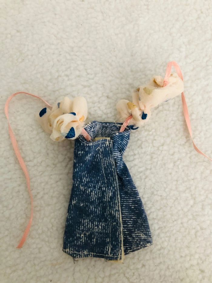 Robe poupée mannequin barbie style jean - photo numéro 3