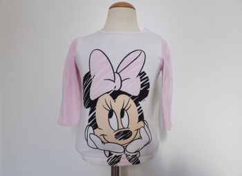 T-shirt manches longues Minnie - 6 mois