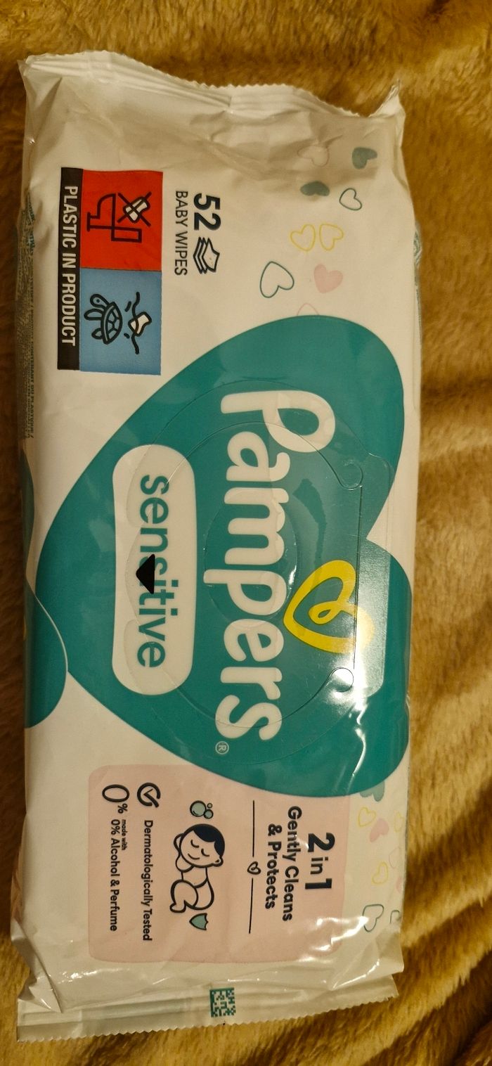 108 couches pampers baby dry taille 4 + lingettes - photo numéro 2