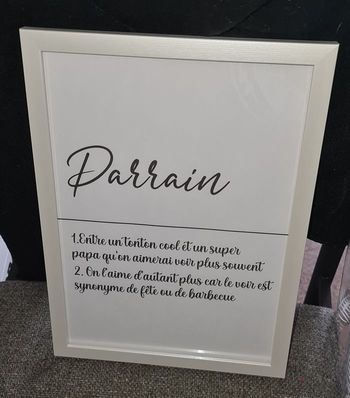 Cadeau parrain personnalisé