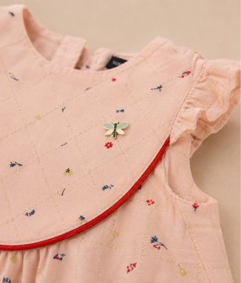Robe rose poudrée légère — très bon état 