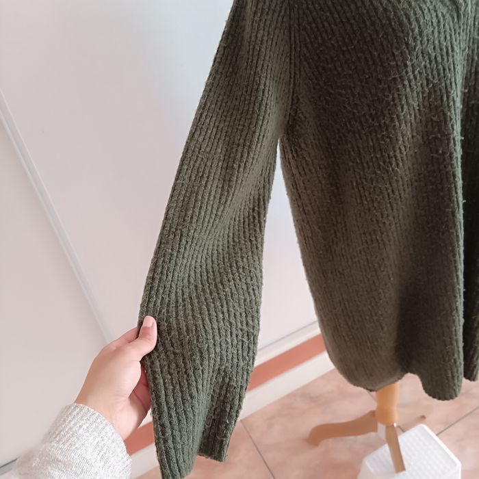 Primark robe vert kaki en laine - photo numéro 4
