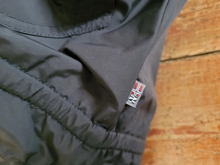 NEUF Veste blouson Napapijri noir zip fermeture éclair poches logos XS - photo numéro 7