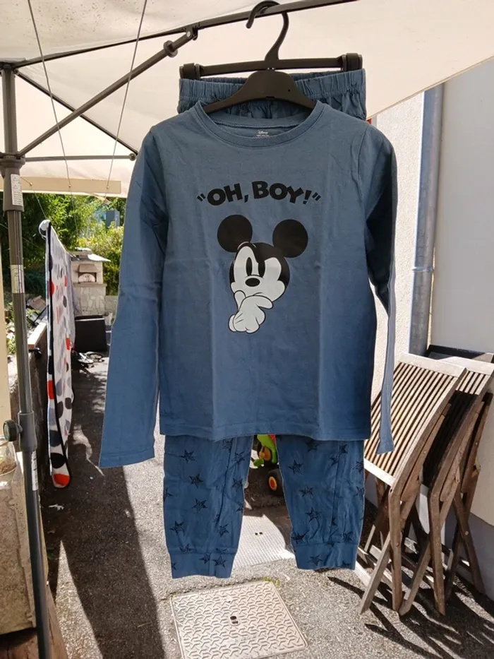 Lot pyjamas Mickey jumeaux - photo numéro 2