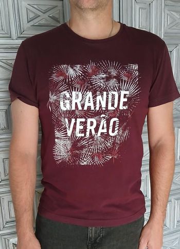 t-shirt JULES bordeaux 