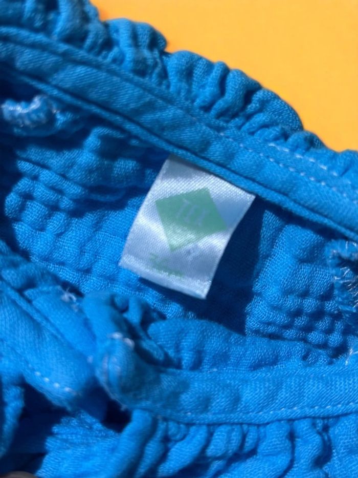 Chemisier tunique turquoise Tex baby - photo numéro 4
