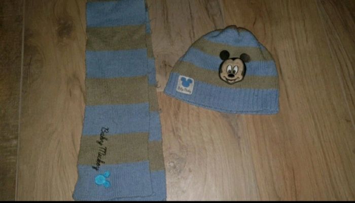 Bonnet + écharpe Disney Mickey 12 24 mois