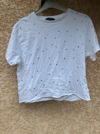 Tee shirt a strass