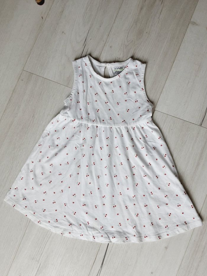 Vêtement bébé fille robe cerises 24 mois 2 ans