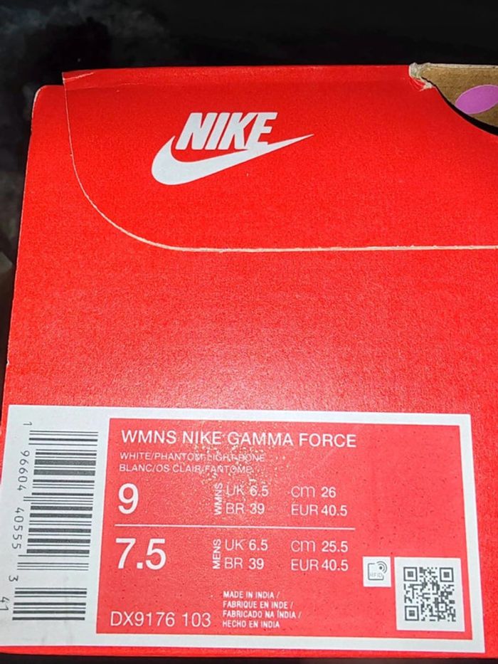 Nike Air Force Gamma blanche neuve taille 40.5 - photo numéro 15