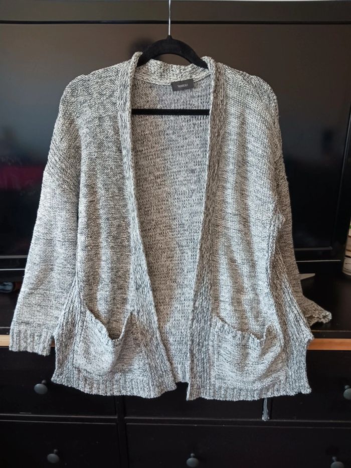 Gilet gris Yessica Taille S36