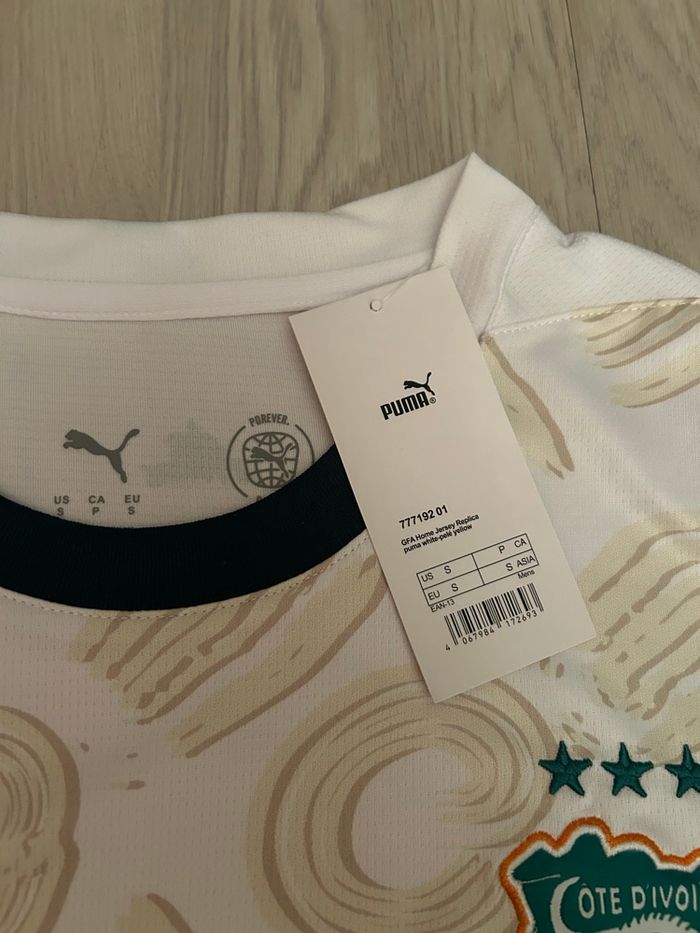 Maillot cote d’ivoire 2025 blanc S - photo numéro 4