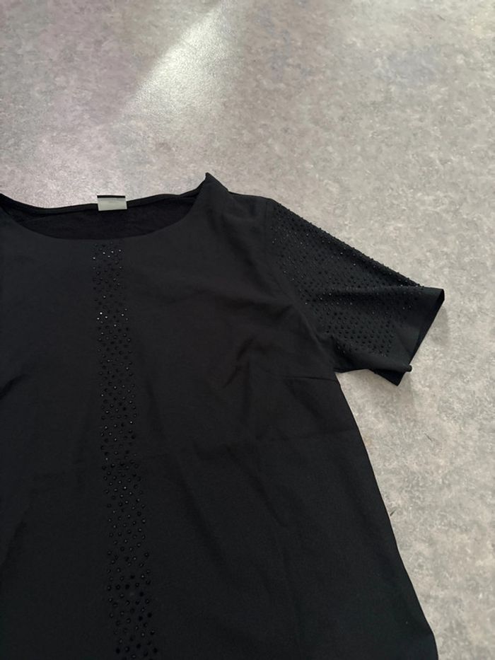 blouse noire à paillettes - photo numéro 3