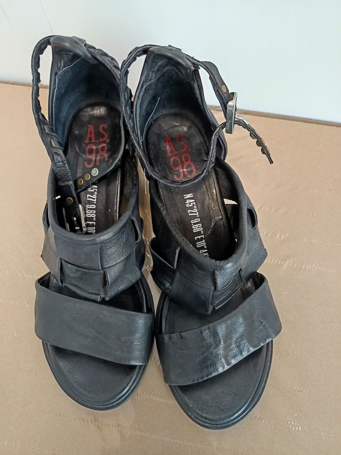 Superbe sandale AS98 t38 comme neuve - photo numéro 5