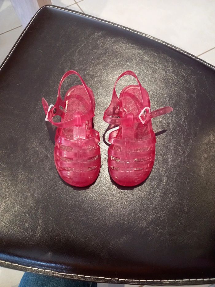 Sandalettes plastique