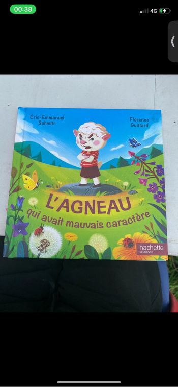 Livre l’agneau qui avait mauvais caractère