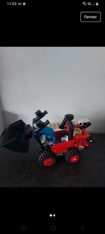 Lego tractopelle