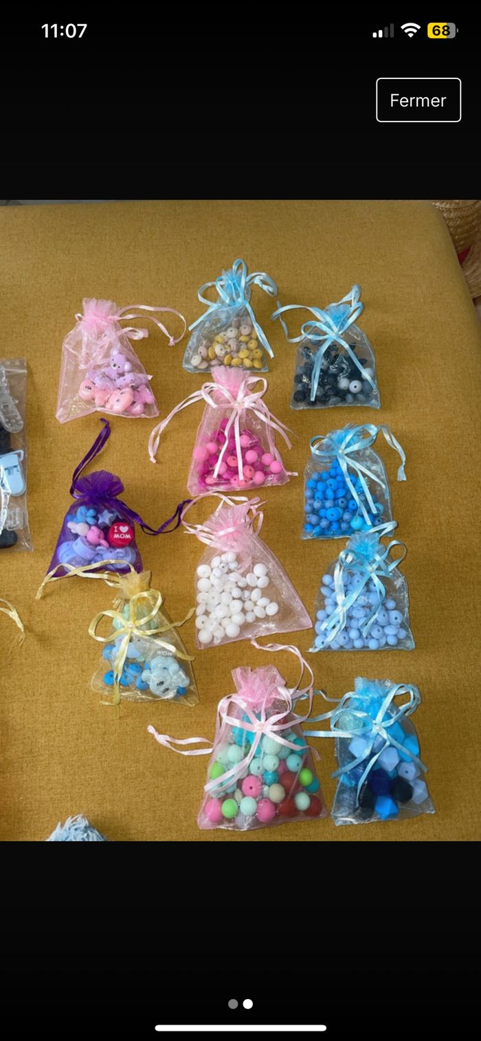 Lot attache tétine - photo numéro 2