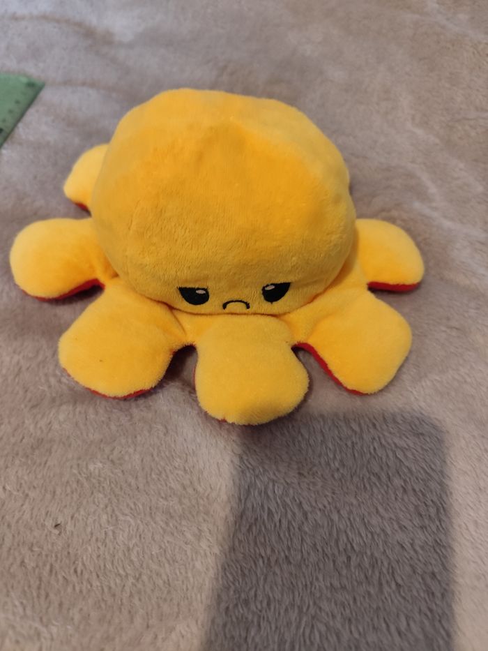 Peluche poulpe reversible - photo numéro 4