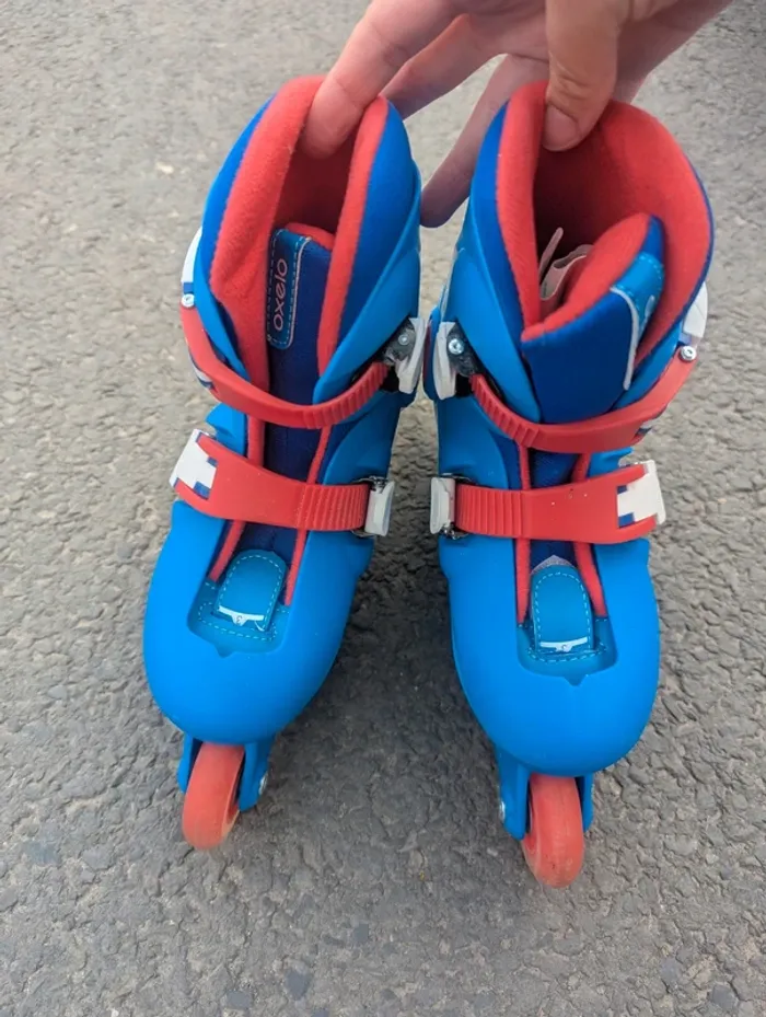 Roller Decathlon Oxello play 3 28-30 avec protections - photo numéro 2