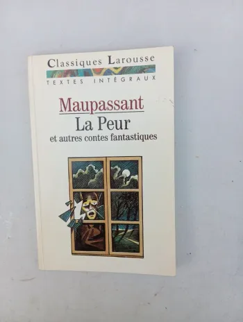 Livre La Peur 