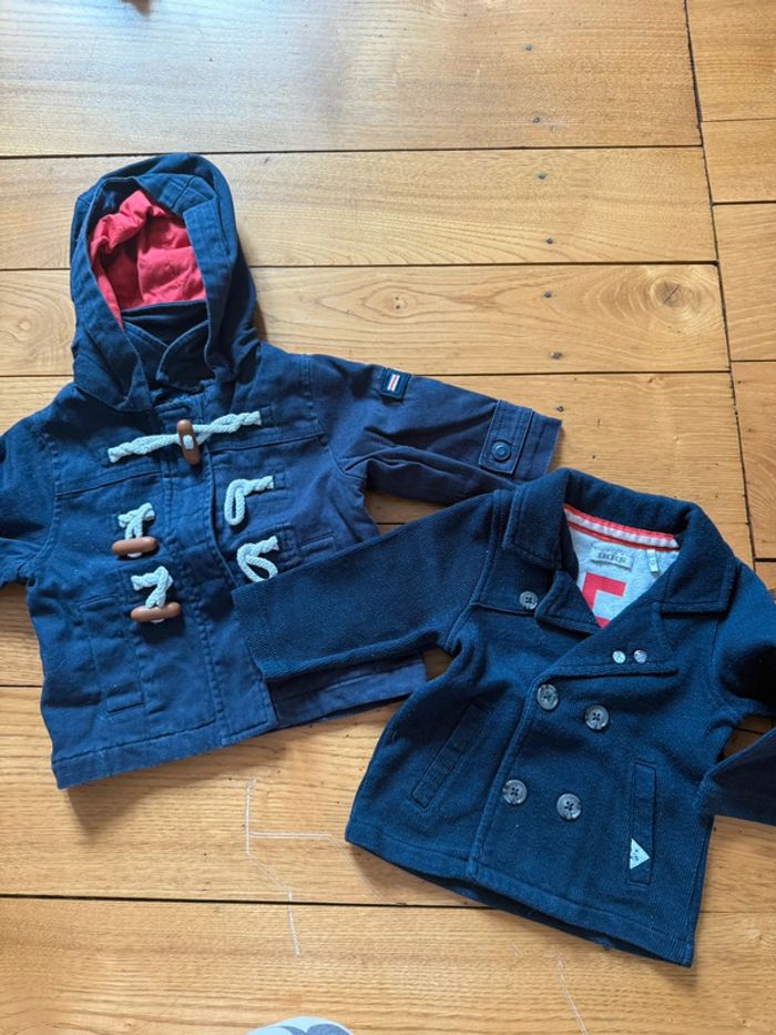 Veste légères en t bon état taille 6 mois