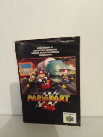 Notice jeu vidéo nintendo 64 mario kart